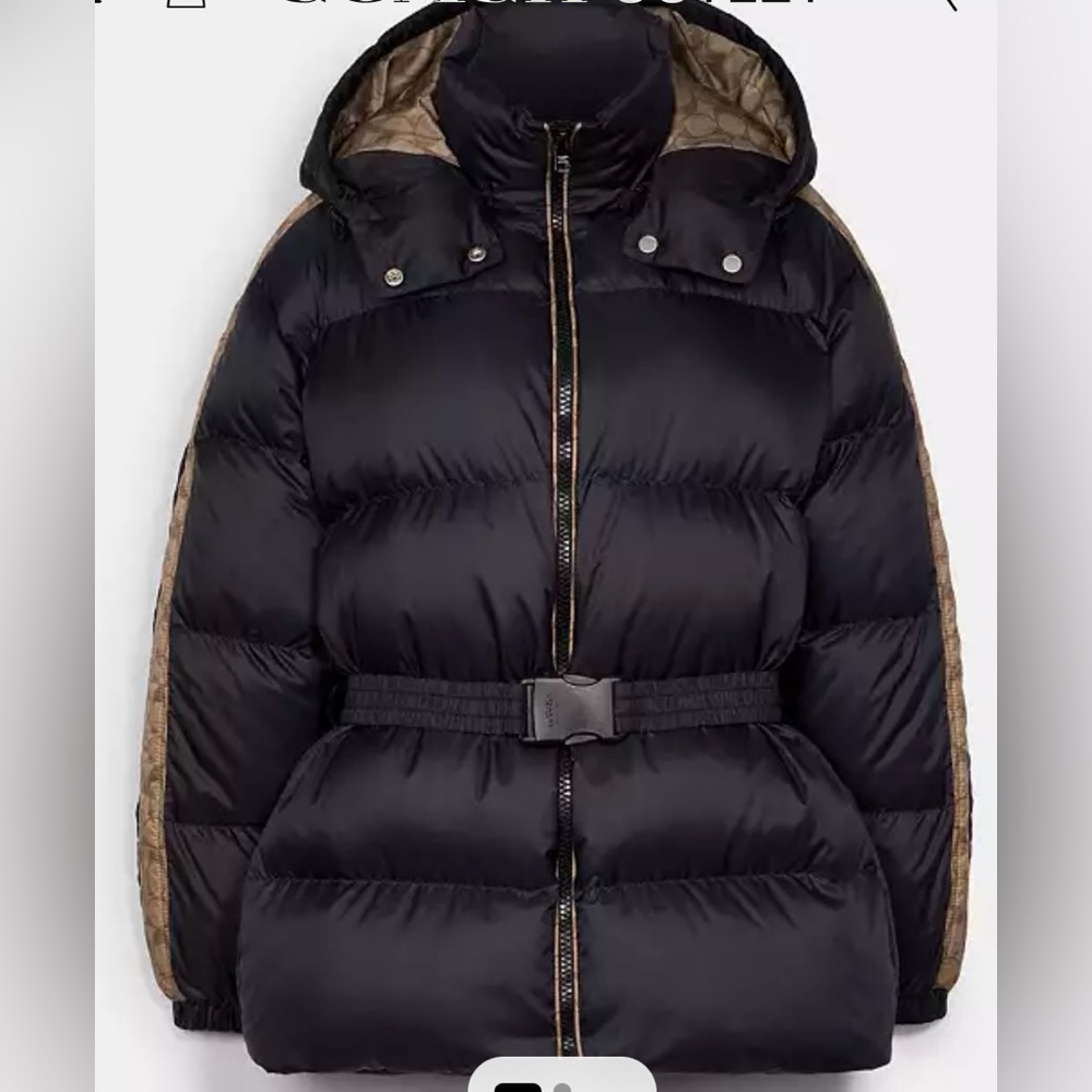 Coach Short Signature Puffer.